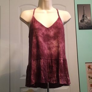 Purple Tie Dye Tank
